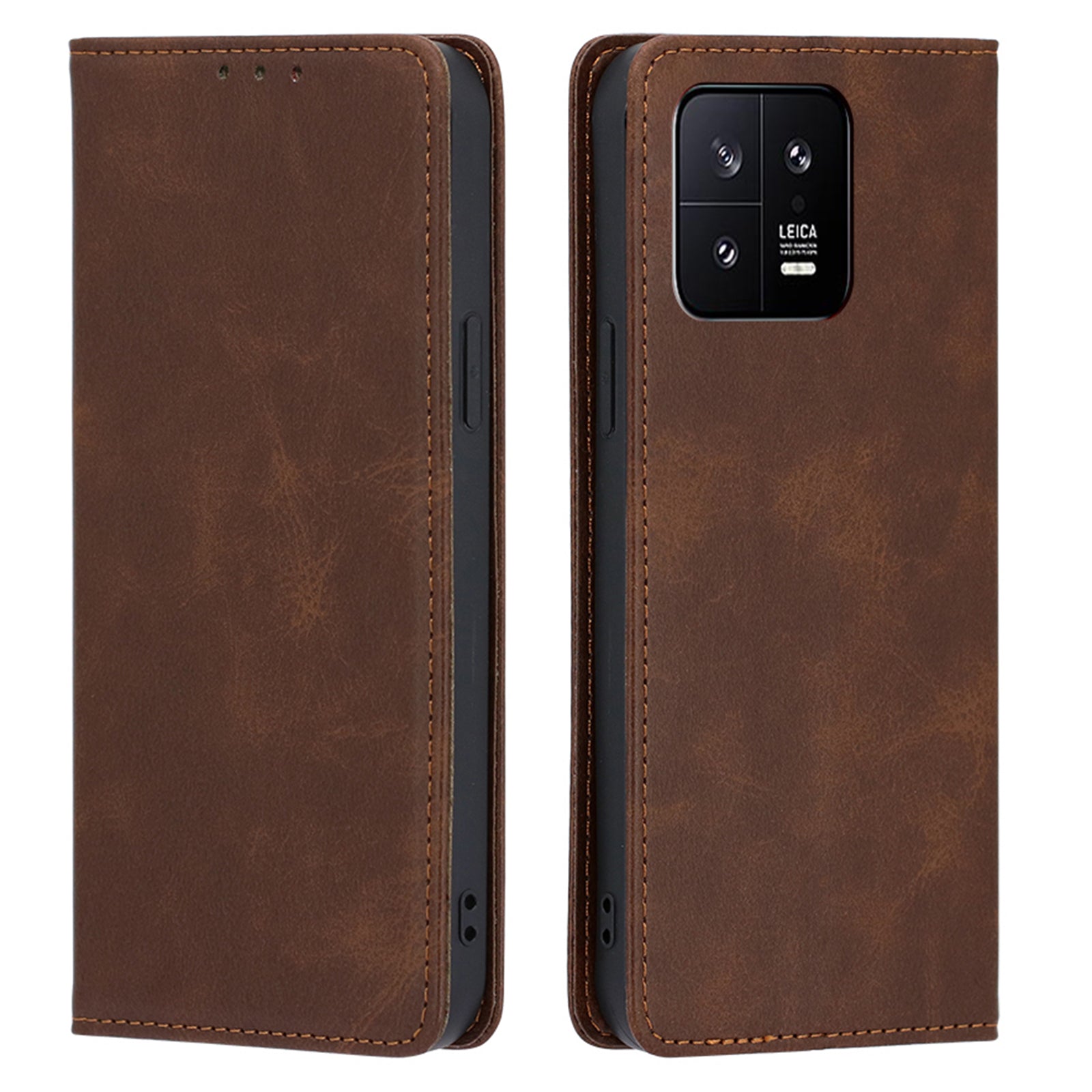 For Xiaomi 13 5G Calf Texture PU Leather Wallet Stand Magnetic Auto-absorbed Phone Case Full Protection Inner TPU Cover For Xiaomi 13 5G Calf Texture PU Leather Wallet Stand Magnetic Auto-absorbed Phone Case Full Protection Inner TPU Cover